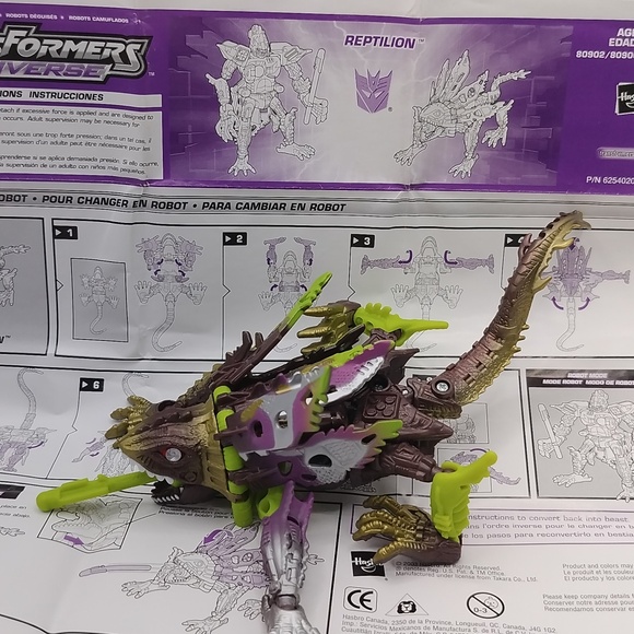 Transformers Universe RID REPTILION Unicron Decepticon Hasbro COMPLETE - Picture 14 of 15